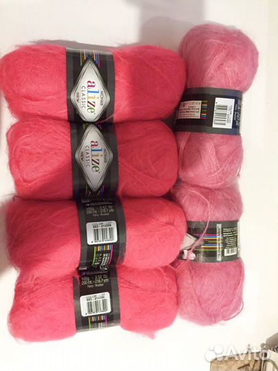 Пряжа Ализе мохер классик кид голд камтекс