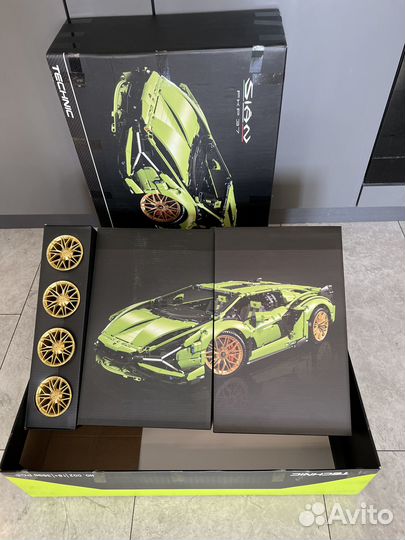 Конструктор lamborghini sian 3696 деталей