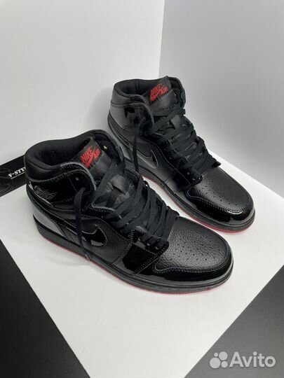 Кроссовки nike air jordan 1 черные