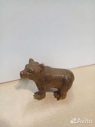 Медведь латунь 19 век