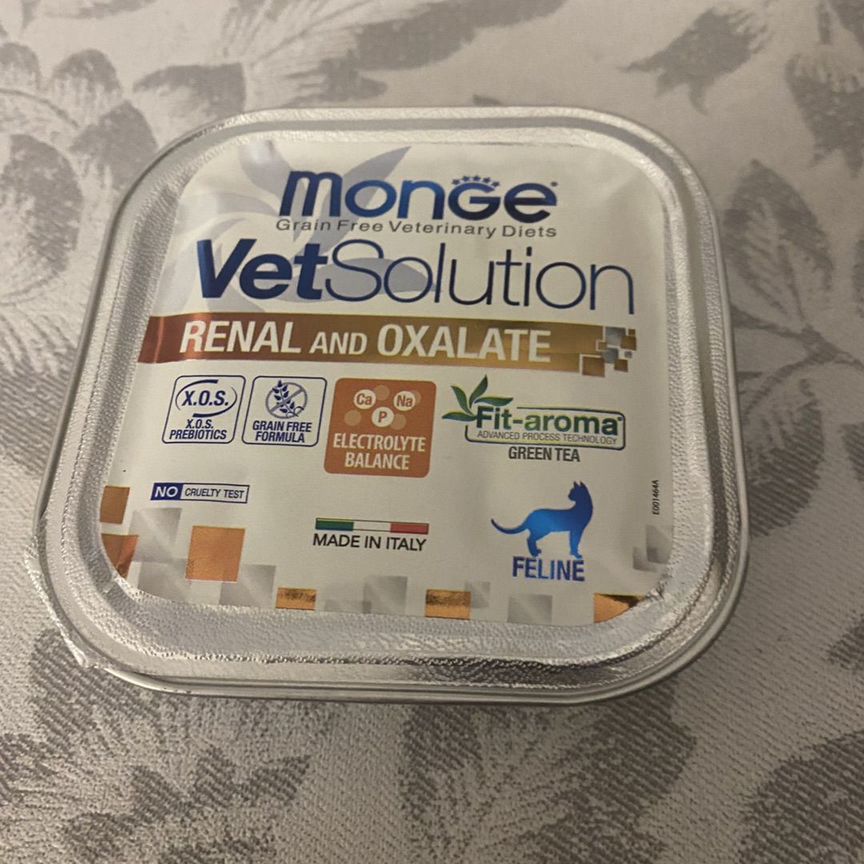 Корм для кошек monge vetSolution renal