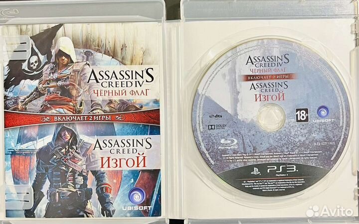 Assassin'S Creed Чёрный Флаг Assassin'S Изгой Ps3