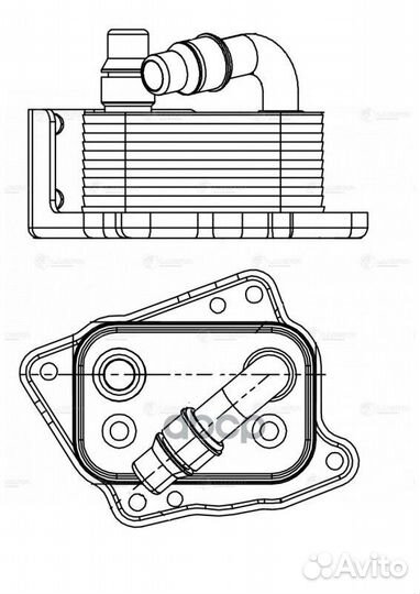 Радиатор маслянный BMW 3 (E46) 98/3 (E90) 05/X3