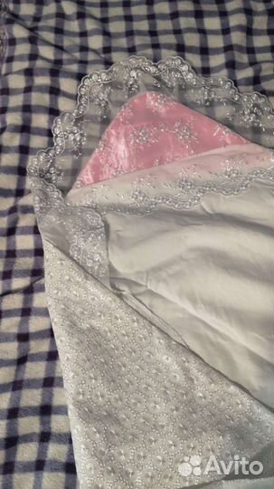 Конверт на выписку для девочки летний