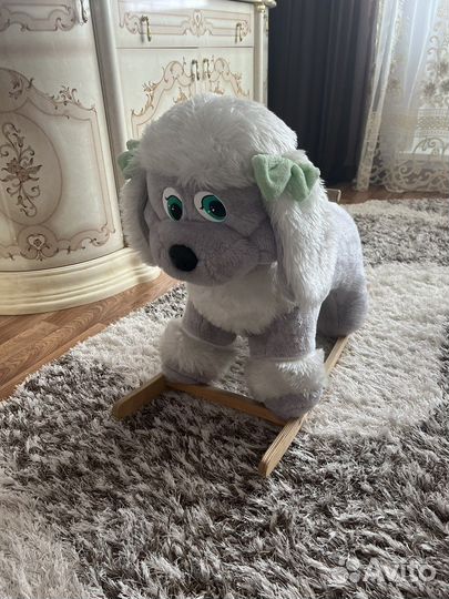 Собака каталка-качалка