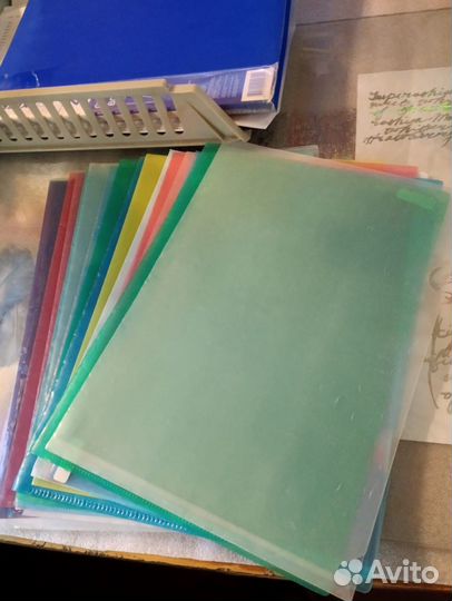 Папки–скоросшиватели,архивные и др.канцелярия б/у