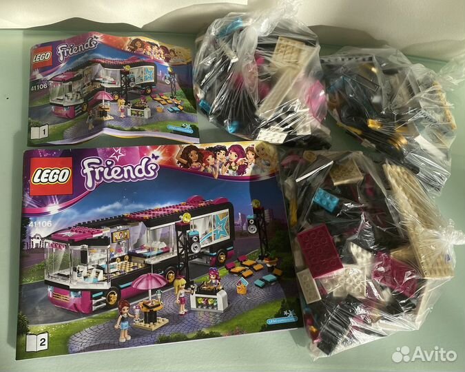 Lego Friends автобус для гастролей