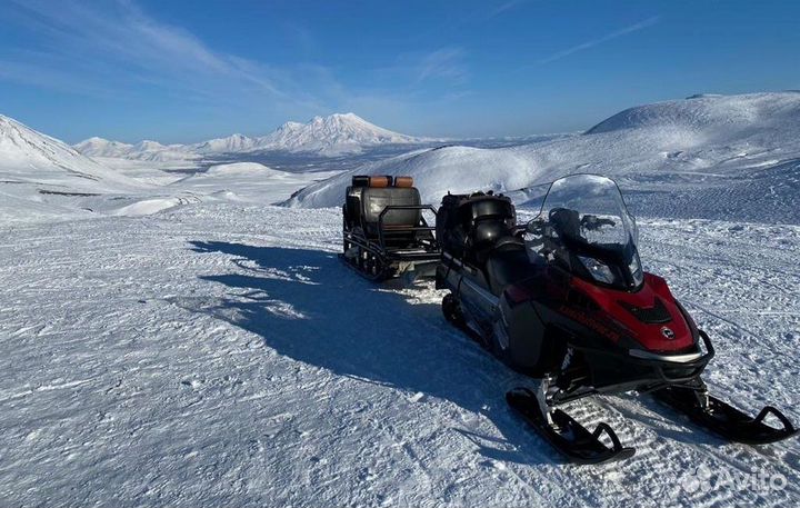 Снегоходный тур к подножию Авачинского вулкана
