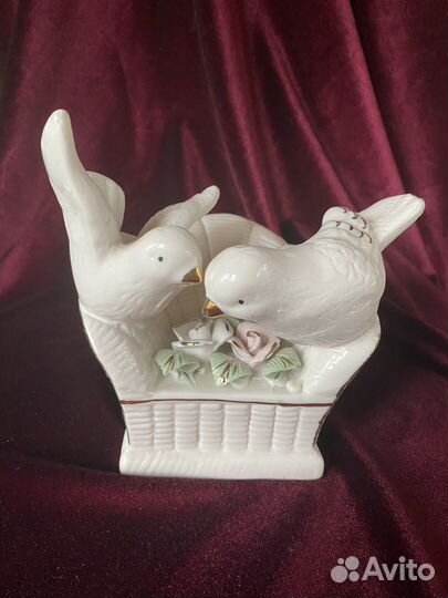 Статуэтка Голуби целуются винтаж