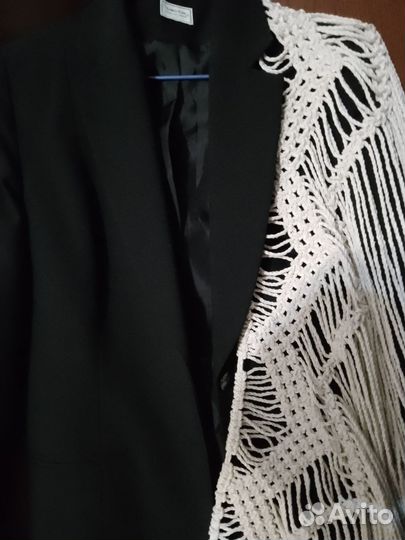 Шаль Повязка Накидка Платок Макраме