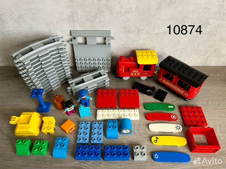 Lego duplo Поезд 10874 ж/д мост 10872 рельсы 10882