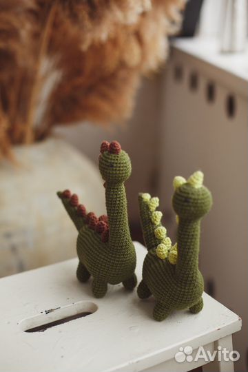 Мягкая игрушка динозавр