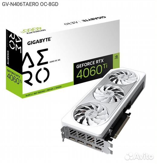 Видеокарта Gigabyte nVidia GeForce RTX 4060 Ti Aer