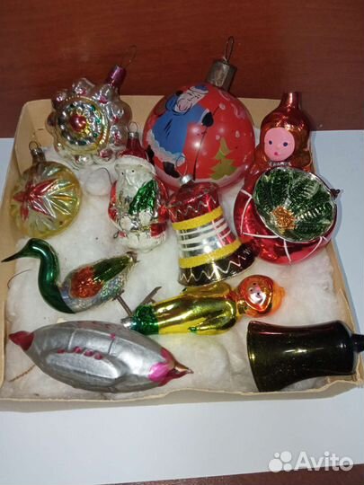 Елочные игрушки СССР