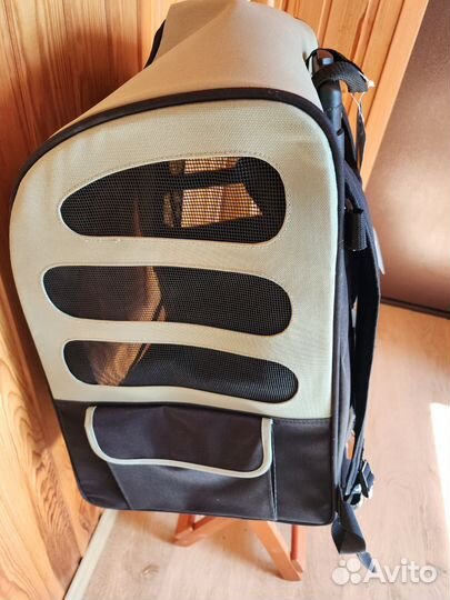 Рюкзак-чемодан на колесах для собак