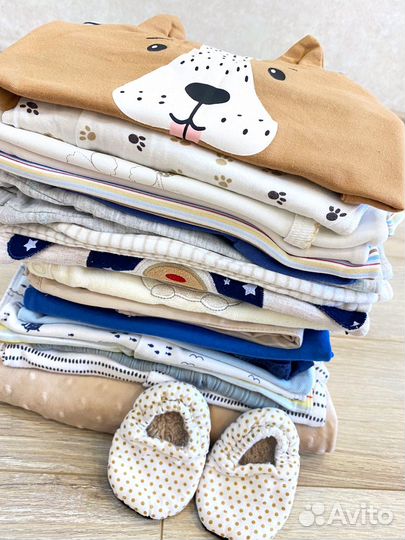 Вещи пакетом на весну для мальчика 56 62 комбинезо
