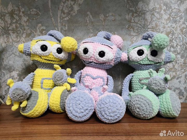 Вязанная игрушка Робот