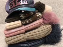 Теплые шапки для детей + кепка в подарок