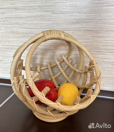 Ваза фруктовница бамбук