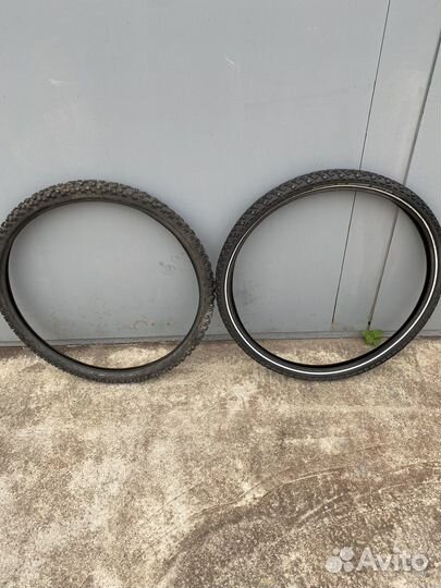Покрышки зимние шипы schwalbe 26 на 2.1 и на 1.75