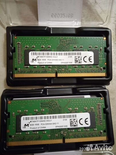 Оперативная память ddr4 8GB 3200