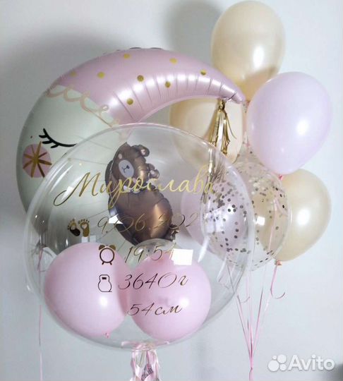 Гелиевые шары на выписку