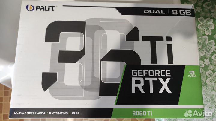Видеокарта Palit geforce rtx 3060 TI dual 8gb