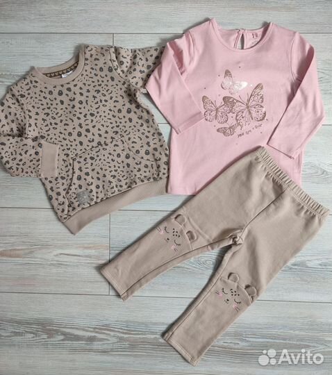 Пакет одежды для девочки 80-86