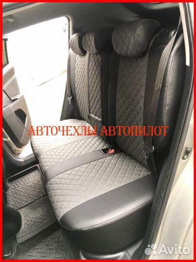 Чехлы Автопилот Kia Sportage 3 из экокожи Ромб