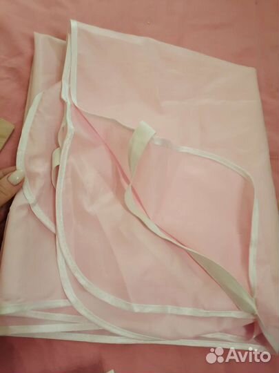 Детская простынь на резинке IKEA для кроватки