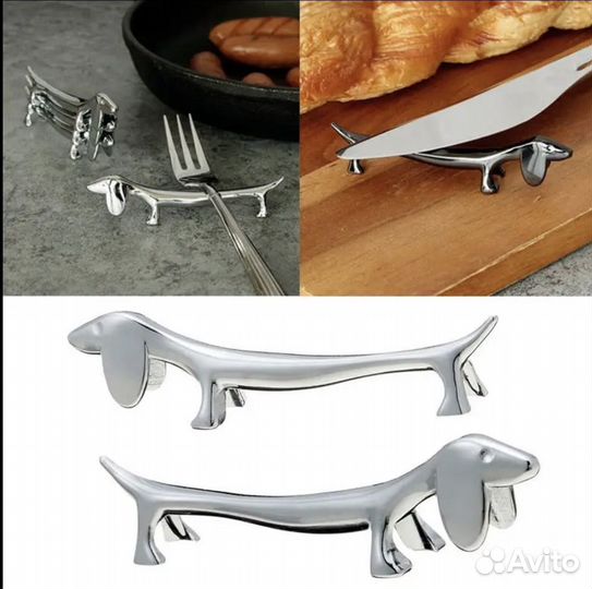 Таксы - подставка под приборы (6 штук)