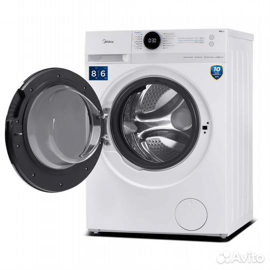 Стиральная машина с сушкой Midea MF200D80WBS/W-RU