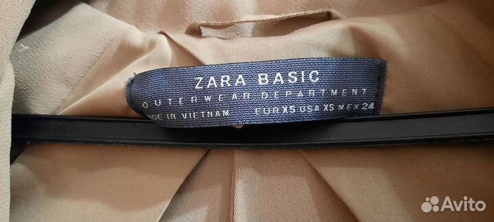 Тренч (плащ) zara