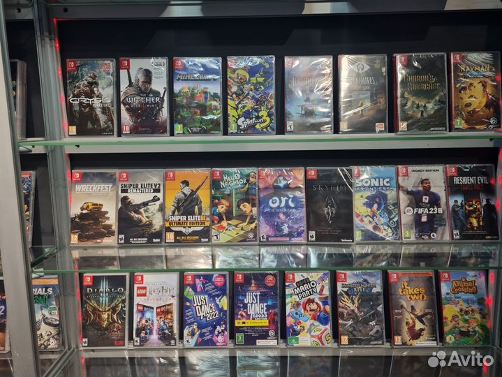 Большой выбор игр для Nintendo Switch