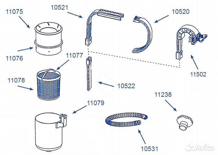 Адаптер для скиммера Intex 11238
