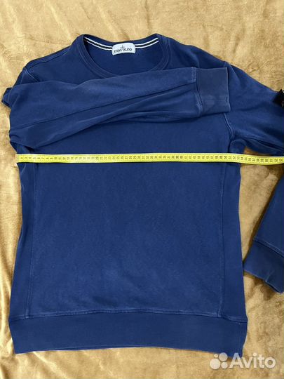Stone island свитшот синий оригинал