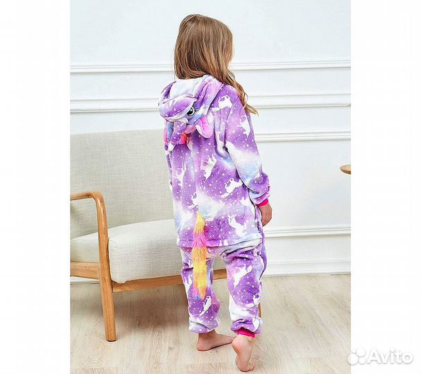 Кигуруми для детей Funfur Единорог Ночной M