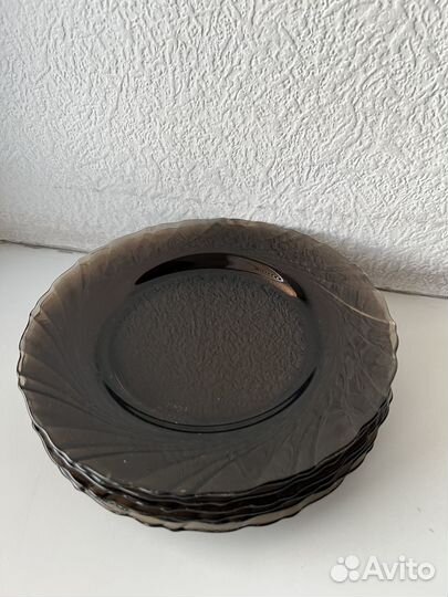 Тарелки 6 шт. стекло Франция