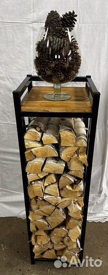 Дровница для камина, бани