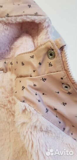 Утепленный дождевик zara, рост 86