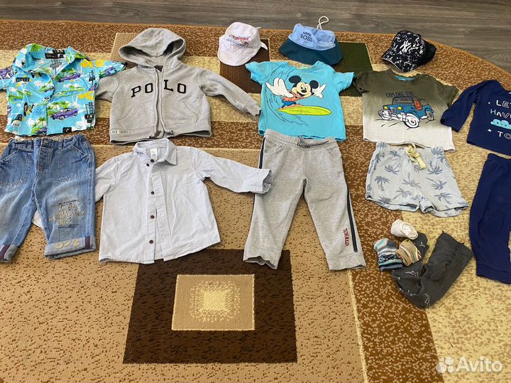 Пакет вещей на мальчика 80 86 размер