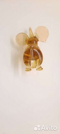 Слон декоративный стеклянный