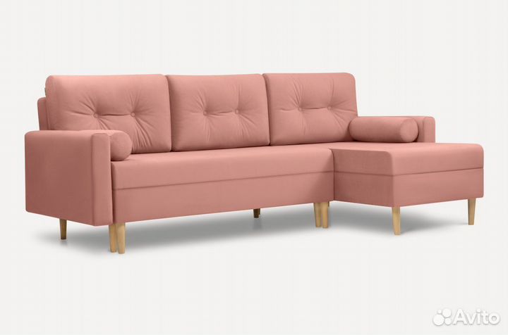 Диван classic угловой Pink