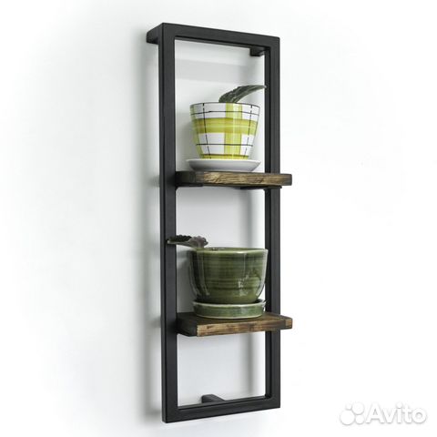 Полка Настенная Прямая лофт