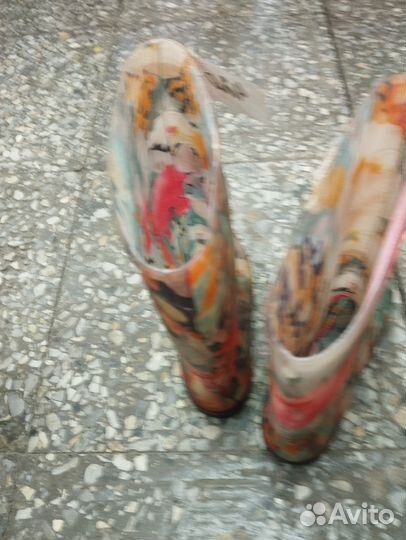 Сапоги женские резиновые