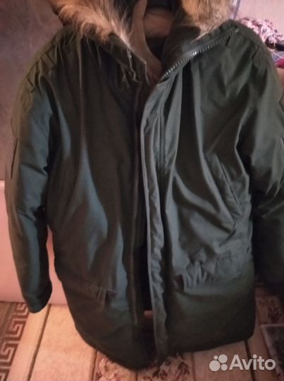 Куртка мужская аляска военная