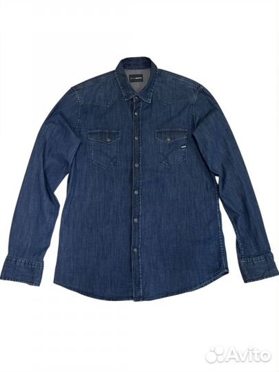 Джинсовая рубашка gas мужская