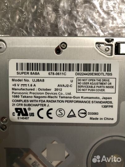 DVD привод Panasonic для ноутбука