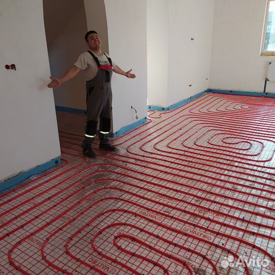 Монтаж систем отопления и водоснабжения