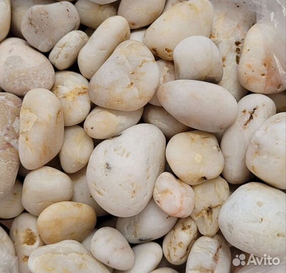 Камни белые для аквариума, декора 4кг